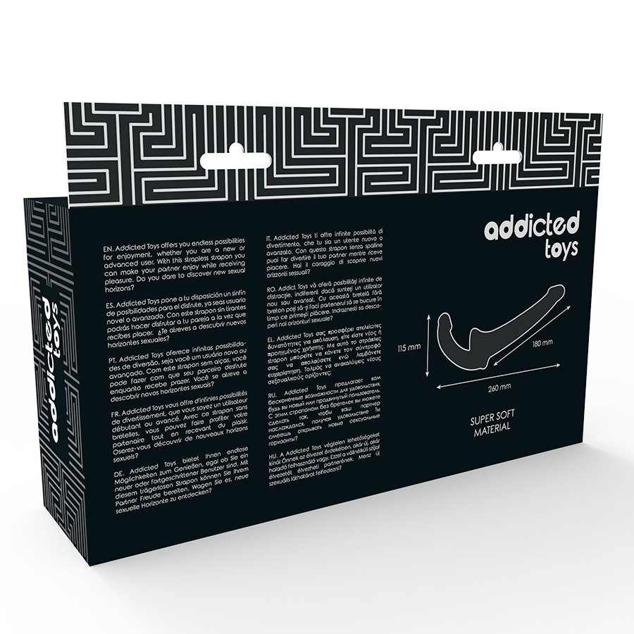 ADDICTED TOYS - DILDO COM RNA SEM SUBMISSÃO PRETO - Image 6
