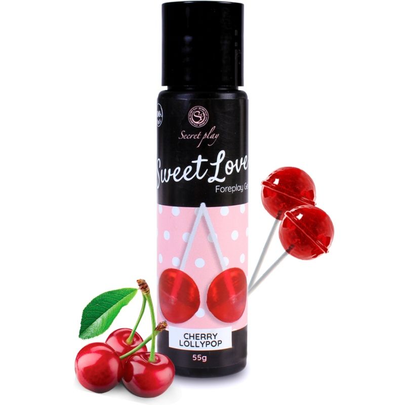 SECRETPLAY – GEL DE PIRULITO DE CEREJA SWEET LOVE 60 ML