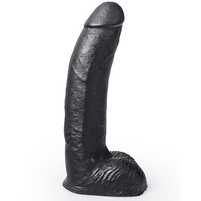 SISTEMA HUNG – DILDO REALISTA NA COR PRETA GEORGE 22 CM
