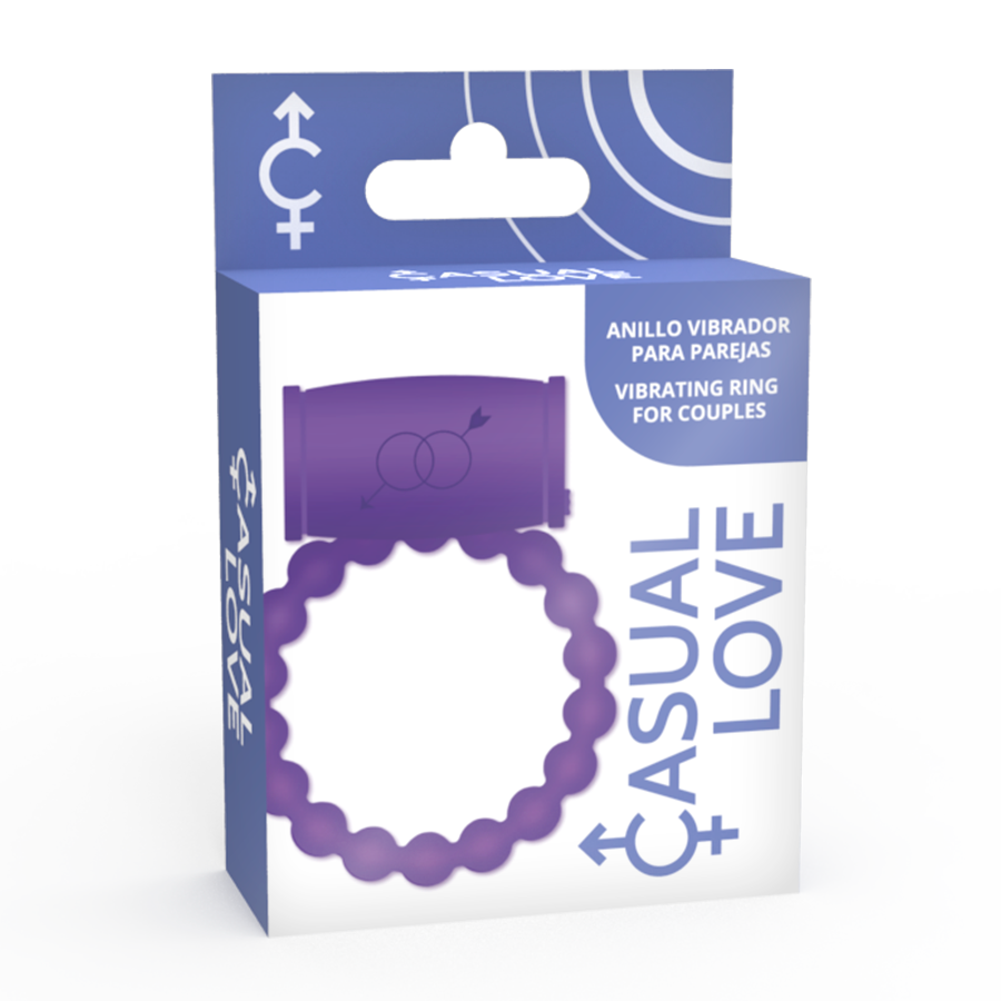 CASUAL LOVE - ANEL VIBRADOR PARA CASAL 25" VIOLET - Image 4