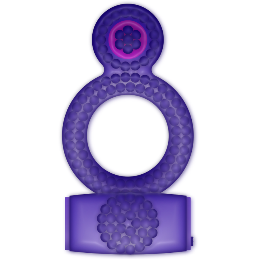 CASUAL LOVE – ANEL VIBRATÓRIO DUPLO PRAZER ROXO