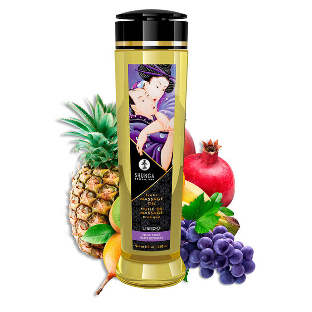 SHUNGA – ÓLEO DE MASSAGEM ERÓTICA LIBIDO 240 ML