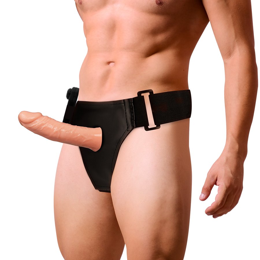 ATRAÇÃO COM ARNOLHO – RNES HOLLOW BENNY COM VIBRADOR 15 CM -O- 4,5 CM