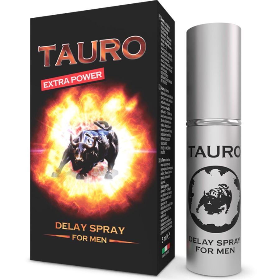 TAURO – SPRAY RETARDA DE POTÊNCIA EXTRA PARA HOMENS 5 ML