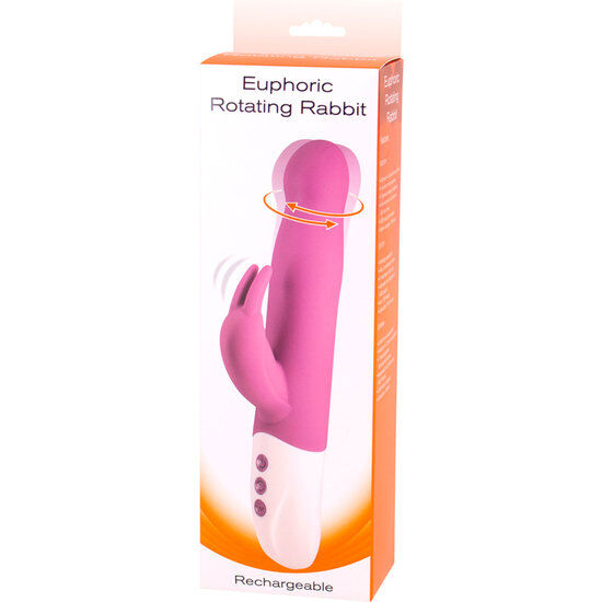 SEVEN CREATIONS – VIBRADOR COELHINHO EUPHORIC COM ROTAÇÃO LILÁS