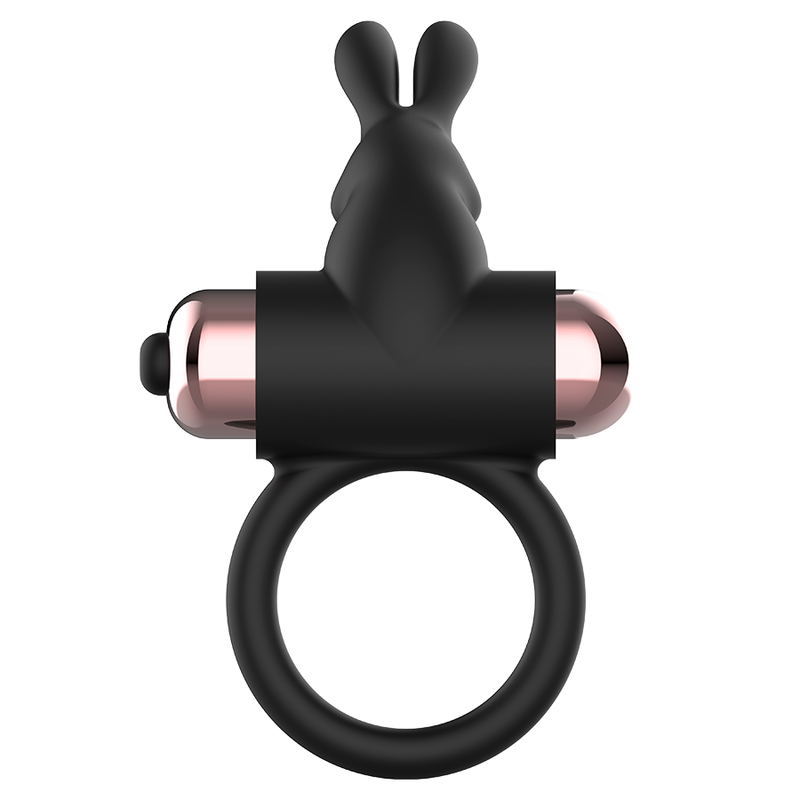 COQUETTE CHIC DESIRE – ANEL PENIANO COM VIBRADOR PRETO/DOURADO