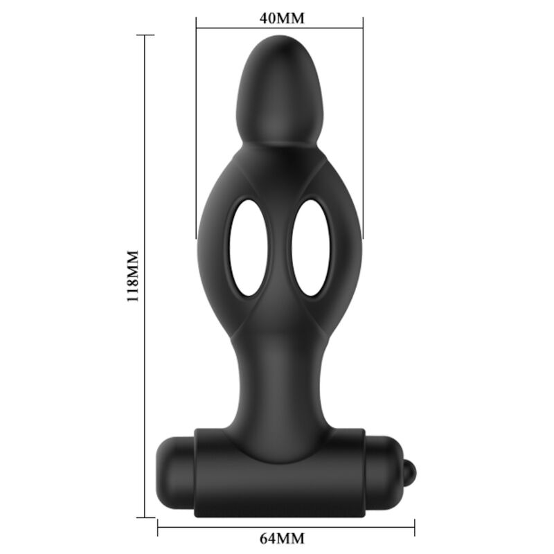 MR PLAY - PLUG ANAL DE SILICONE COM VIBRAÇÃO - Image 5