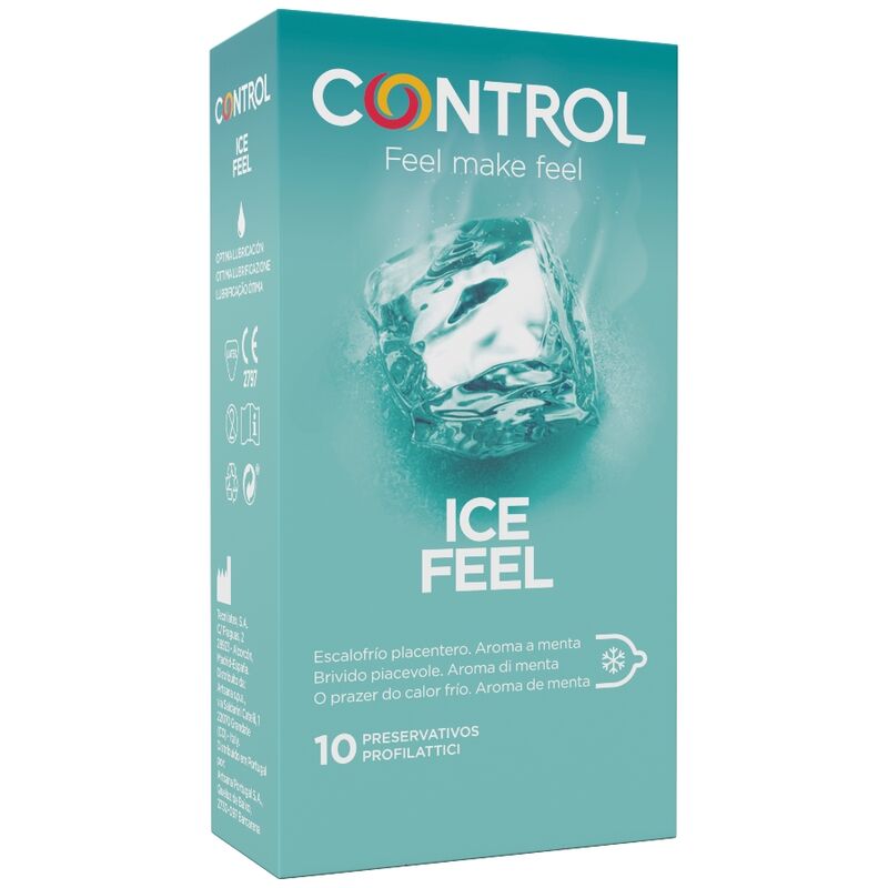 CONTROLE – SENSAÇÃO DE REFRESCÂNCIA GELADA 10 UNIDADES