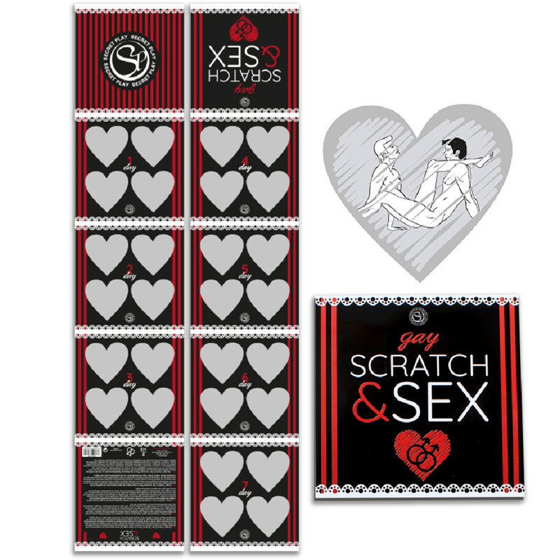 SECRETPLAY – JOGO DE RASPAR E SEXO PARA CASAIS GAYS (ES/EN/FR/PT/DE)