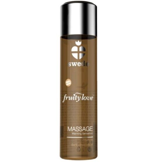 SWEDE – ÓLEO DE MASSAGEM COM EFEITO AQUECEDOR FRUITY LOVE CHOCOLATE AMARGO INTENSO 60 ML