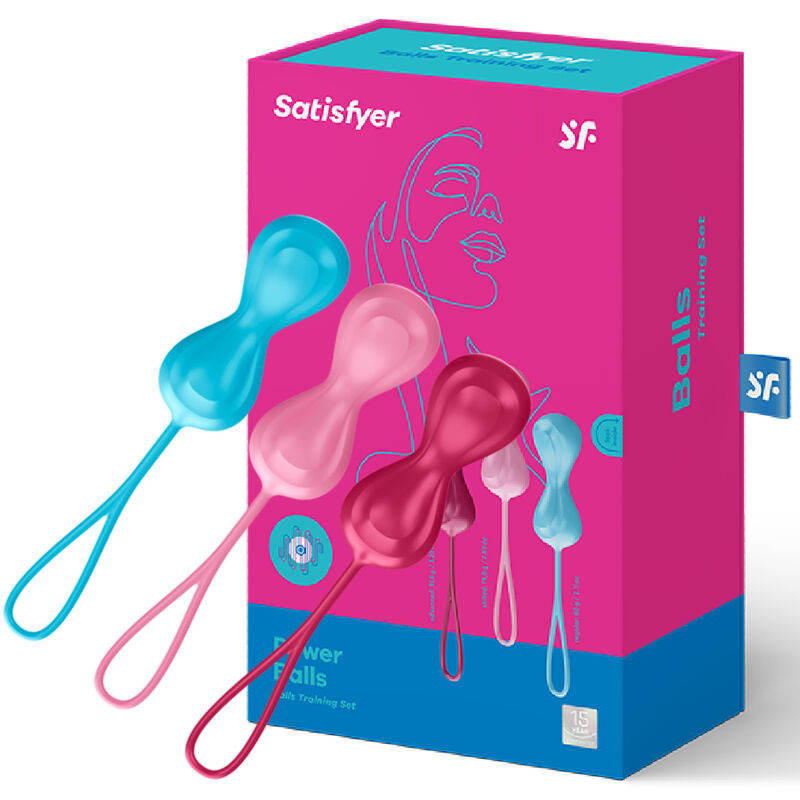SATISFYER – CONJUNTO DE TREINAMENTO LOVEBALLS 1