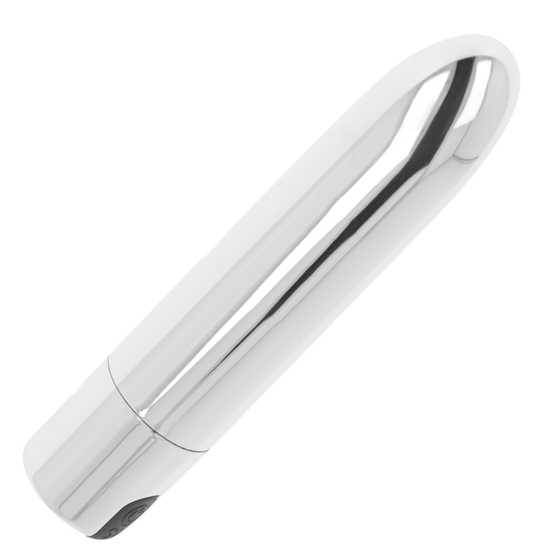 OHMAMA – BALA VIBRATÓRIA PRATEADA 9,5 CM