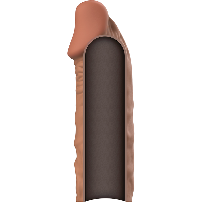 VIRILXL - EXTENSOR DE PÊNIS DE SILICONE LÍQUIDO V5 MARROM - Image 4