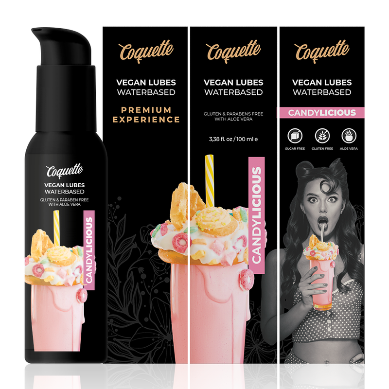 COQUETTE CHIC DESIRE - EXPERIÊNCIA PREMIUM 100ML LUBRIFICANTES VEGANOS CANDYLICIOUS - Image 3
