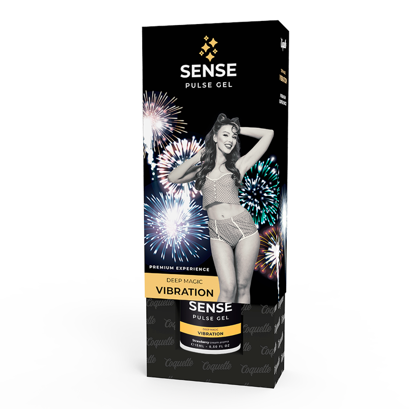 COQUETTE CHIC DESIRE – PULSE GEL MORANGO MAGIC VIBRATION PREMIUM 15ML