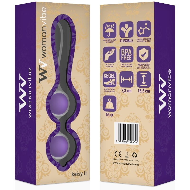 WOMANVIBE – BOLAS DE SILICONE KEISY II